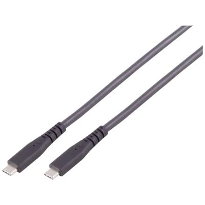 BKL Electronic 10080128 USB-C ® verbindingskabel, USB4 gen 3x2, 240 W, 0,5 m 1 stuk(s)
