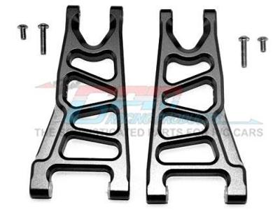 Aluminium Front Lower Arms - Black - Oa. Arrma Granite 4x4 (ter vervanging van AR330443)