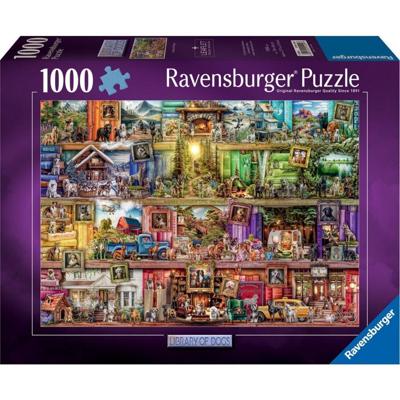 Ravensburger legpuzzel the library of dogs, 1000st.