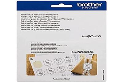 Brother • scanncut activation card print to cut for canvas workspace