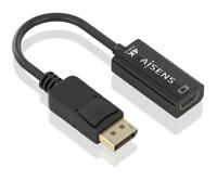 CONVERSOR AISENS DISPLAYPORT-M A HDMI-H 4K @60HZ 15 cm - thumbnail