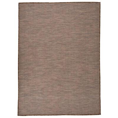 VidaXL Buitenkleed platgeweven 200x280 cm bruin VidaXL Buitenkleed platgeweven 200x280 cm bruin
