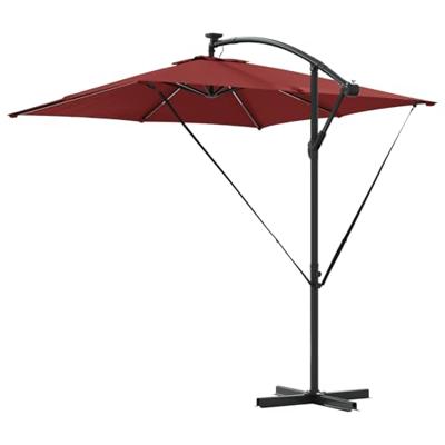 VidaXL Cantilever banana parasol terracotta 249 x 249 x 250 cm VidaXL Cantilever banana parasol terracotta 249 x 249 x 250 cm