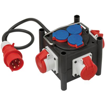 Brennenstuhl Compacte rubberen stroomverdeler BSV 3 LS E/16 2 IP44 1 meter stekkerdoos