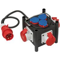 Brennenstuhl Compacte rubberen stroomverdeler BSV 3 LS E/16 2 IP44 1 meter stekkerdoos - thumbnail