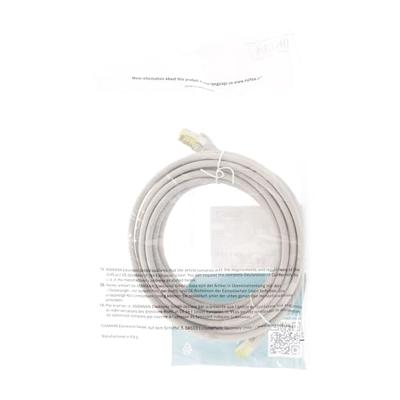 Digitus DK-1644-A-050 RJ45 Netwerkkabel, patchkabel CAT 6A S/FTP 5.00 m Grijs Halogeenvrij, Verdraaide paren, Snagless, Vlambestendig 1 stuk(s) Digitus DK-1644-A-050 RJ45 Netwerkkabel, patchkabel CAT 6A S/FTP 5.00 m Grijs Halogeenvrij, Verdraaide paren, Snagless, Vlambestendig 1 stuk(s)