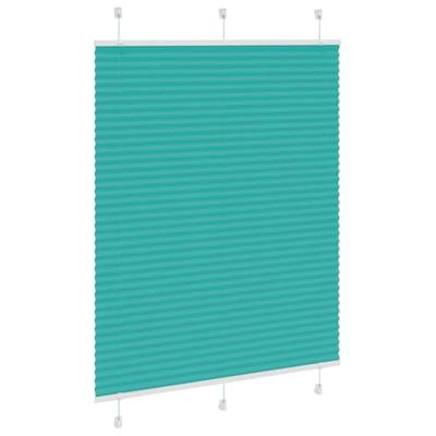 Pliss rolgordijn 105x150cm stofbreedte 104,4cm petrol groen