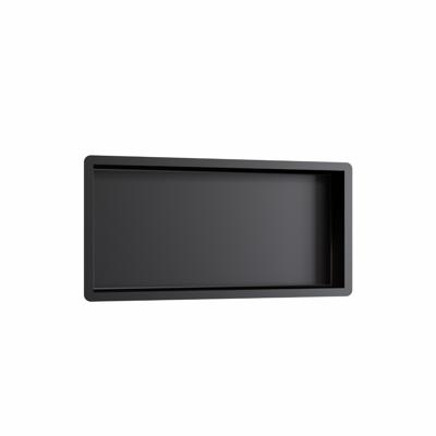 Wiesbaden Inbouwnis Exellence 30x60x10 cm Mat Zwart Wiesbaden Inbouwnis Exellence 30x60x10 cm Mat Zwart