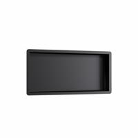 Wiesbaden Inbouwnis | Exellence | 30x60x10cm | Mat Zwart - thumbnail