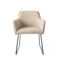 Jesper Home Eetkamerstoel 'Hofu' Slide Black, kleur Wild Walnut - thumbnail