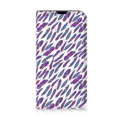 iPhone 13 Mini | Hoesje met Magneet | Feathers Color iPhone 13 Mini | Hoesje met Magneet | Feathers Color