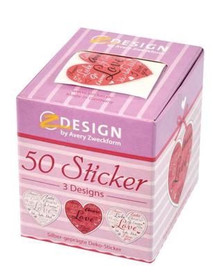 Avery av-56813 decosticker box harten 3 designs
