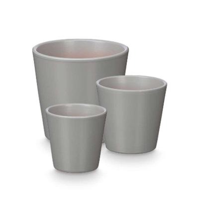 Pottenset Ibergarden Grijs Klei Ø 14 cm Ø 22 cm Ø 17 cm 3 Onderdelen