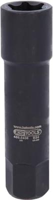 KS Tools NEW-52337 Krachtbitinzet voor Torx-E-schroeven L=107mm, E24