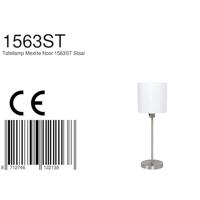 Mexlite Tafellamp noor 1563st staal - thumbnail