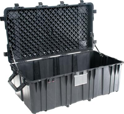 Peli 0550 Robuuste Transport Case Voor Kwetsbaar Elektronisch En Optisch Apparatuur, Ip57 Waterdicht, Capaciteit: 332L, Gemaakt In De Vs, Zonder Schuim, Kleur: Zwart