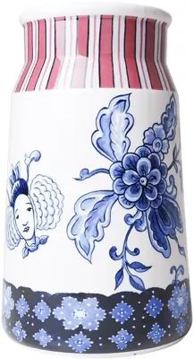 Heinen Delfts Blauw vaas melkbus keramiek delftse sits 12.5x20.5cm delfts blauw