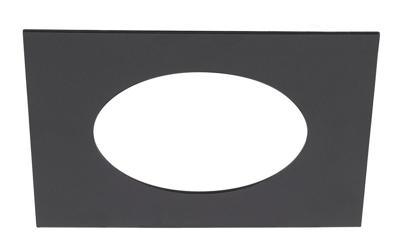 SLV Inbouwframe voorNuminos S recht 160/100mm zwart - 1006141