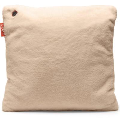Cozy Una Teddy 45 x 45 cm draadloos warmtekussen (Lichtbeige, Powerbank 5000 mAh)