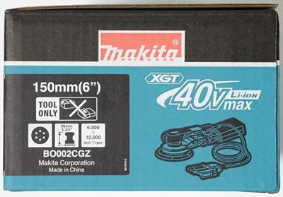 Makita BO002CGZ Accu excenter schuurmachine 150mm XGT 40 V Max Basic Body - thumbnail