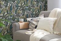 AS Creation Antigua - Wit - Planten Behang - 390951 - thumbnail