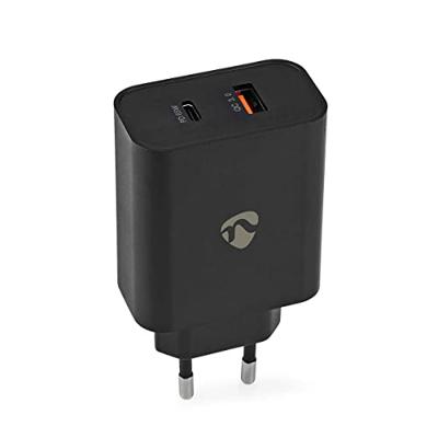 Nedis Nedis Oplader | Snellaad functie | 2.0 / 2.25 / 3.25 A | Outputs: 2 | USB-A / USB-C | 65 W WCPD65W130BK Nedis Nedis Oplader | Snellaad functie | 2.0 / 2.25 / 3.25 A | Outputs: 2 | USB-A / USB-C | 65 W WCPD65W130BK