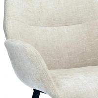 Eetkamerstoel Heesch - Beige - Textiel - thumbnail