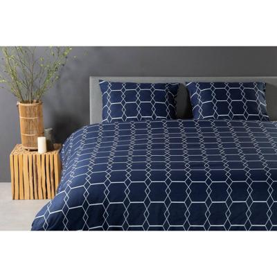 Ten Cate Katoenen Lits-Jumeaux Dekbedovertrek 240x220/220 cm Donkerblauw Ten Cate Katoenen Lits-Jumeaux Dekbedovertrek 240x220/220 cm Donkerblauw