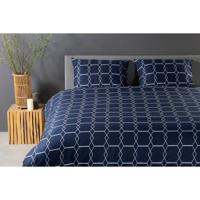 Ten Cate Katoenen Lits-Jumeaux Dekbedovertrek 240x220/220 cm Donkerblauw - thumbnail