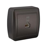 Solera Telefoonaansluiting en ADSL-muurschildering, grafiet RJ45 - thumbnail