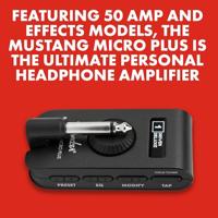 Fender Mustang Micro Plus Black - thumbnail
