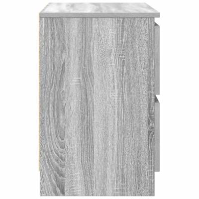 Tv-meubel 60x35x54 cm bewerkt hout grijs sonoma eikenkleurig