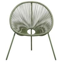 Loungestoel Formentera - olijfgroen - thumbnail