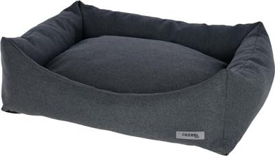 Kerbl Pet Knuffelbed Platina Ortho, 80x60x25 cm, grijs