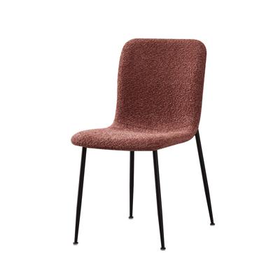 Stoel James Bouclé Roze - Set van 2