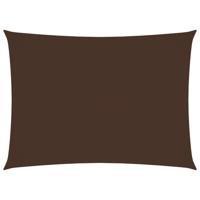 Zonnescherm rechthoekig 2,5x3,5 m oxford stof bruin - thumbnail