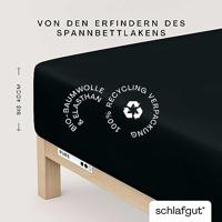 Schlafgut Schlafgut Pure Jersey Boxspring Hoeslaken M - 120x200 - 130x220 799 off-Black - thumbnail
