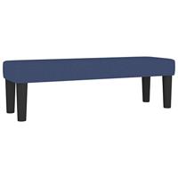Boxspring met matras stof blauw 140x200 cm - thumbnail