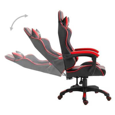 Gamestoel kunstleer rood - thumbnail