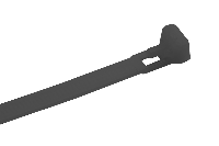 Meister Kabelbinder Hersluitbaar Zw 25St W - WU7452450 - thumbnail