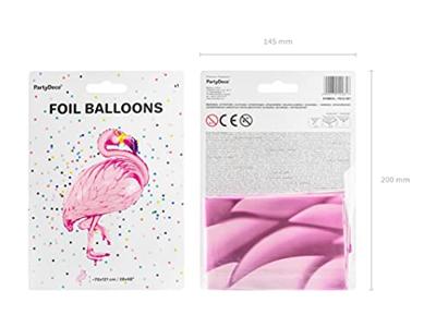 Folieballon Flamingo Pink (70x95cm)