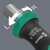 Wera 838 ra s bithandhouder met ratelfunctie, 1/4", 1/4" x 102 mm - 05051492001 - thumbnail