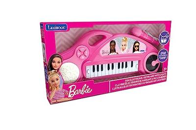 Barbie elektronische kinderpiano met lichteffecten en microfoon