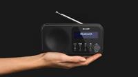 SHARP DR-P420 draagbare digitale radio (DAB/DAB+/ FM met RDS, USB, Bluetooth 5.0, 3,5 mm jack-wekkerfuncties), zwart - thumbnail