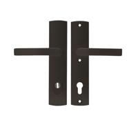 AXA | Veiligheidsbeslag Curve Plus | Kruk Blok | PC92 | Anti-kerntrek zwart - thumbnail