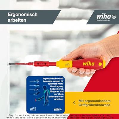 Wiha Schroevendraaier en bitset slimVario