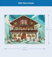 New York Puzzle Company Legpuzzel Mountain Moguls - 1000 stukjes - thumbnail
