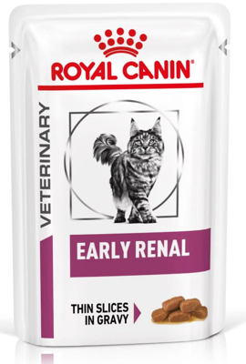 Royal Canin Veterinary Early Renal natvoer kat (in saus) 1 doos (12 x 85 g) Royal Canin Veterinary Early Renal natvoer kat (in saus) 1 doos (12 x 85 g)