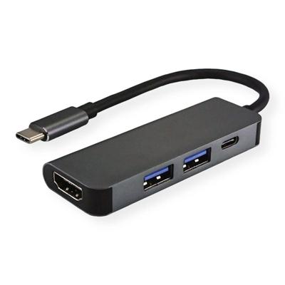 VALUE USB Type C dockingstation, HDMI 4K, 2x USB Type A + Type C PD VALUE USB Type C dockingstation, HDMI 4K, 2x USB Type A + Type C PD