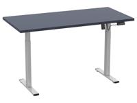 VCM Elektrisch verstelbaar bureau E-Lona (Antraciet/zilver, 110 x 80 cm) - thumbnail
